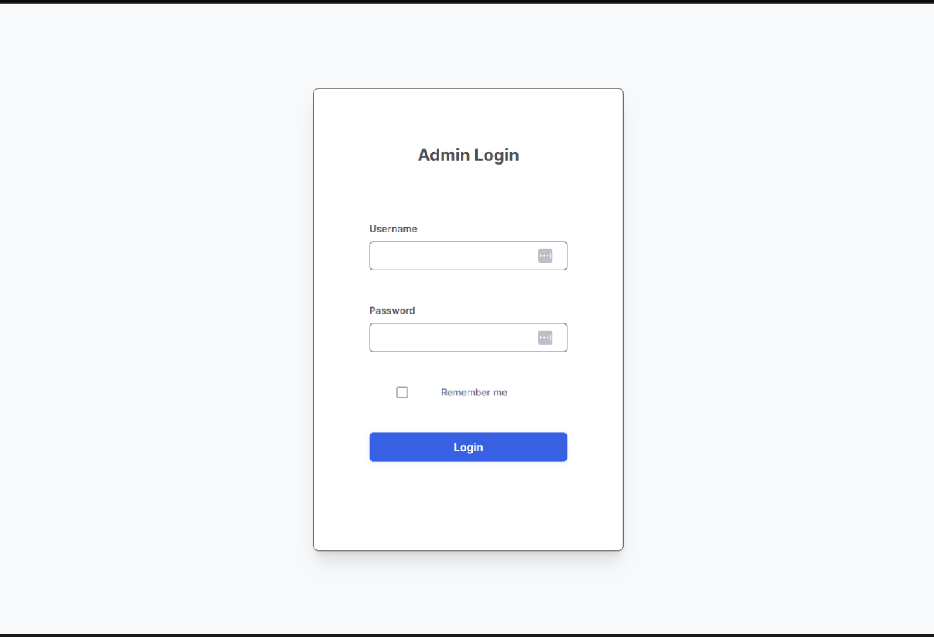 Invoicing Application screenshot