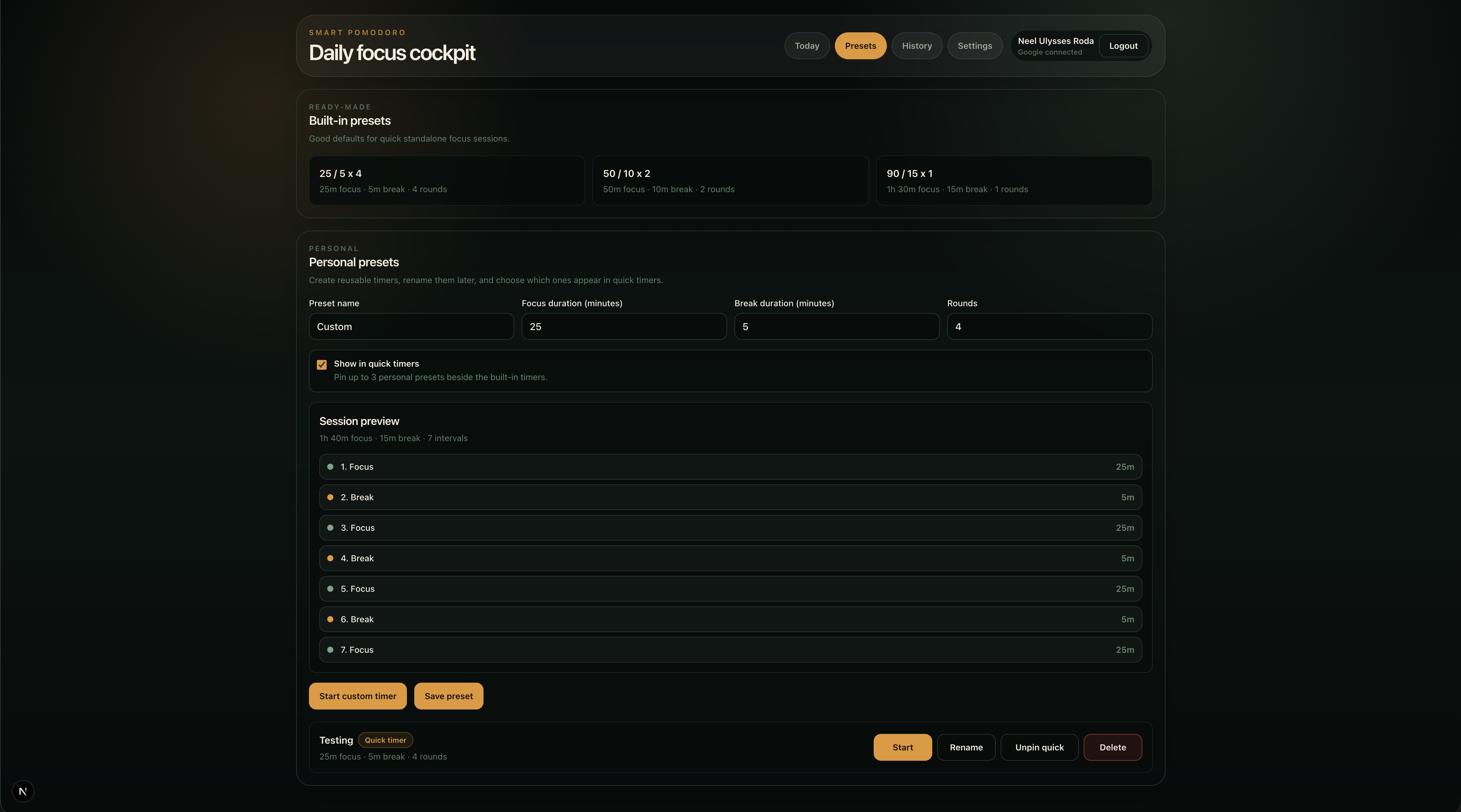 Smart Pomodoro screenshot 6